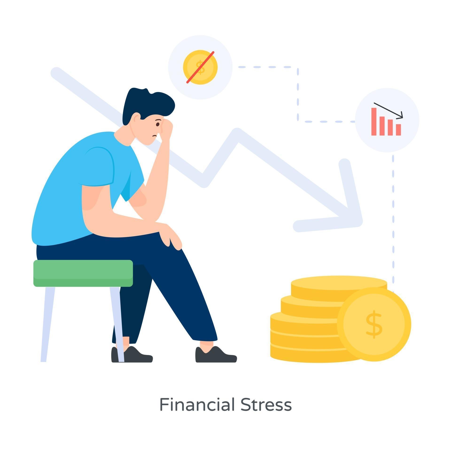 Financial Stress Icon